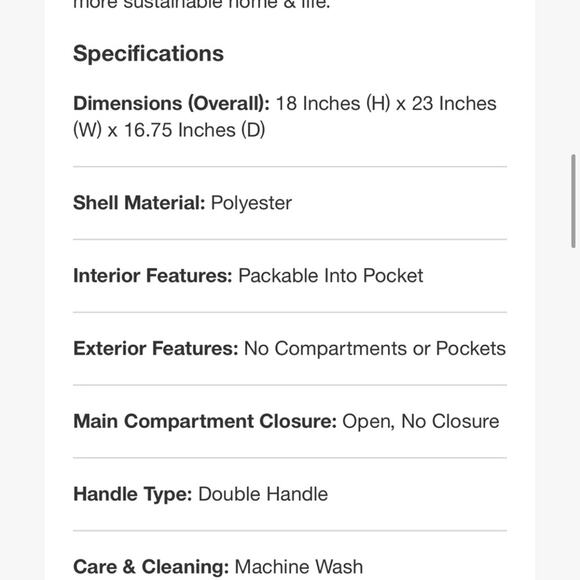 LEVI'S Striped Reusable Shopping Bag - Picture 6 of 8